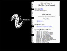 Tablet Screenshot of friends.sosly.com
